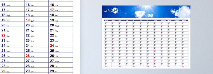 Jahresplaner Jahreskalender Gunstig Drucken Lassen Print24